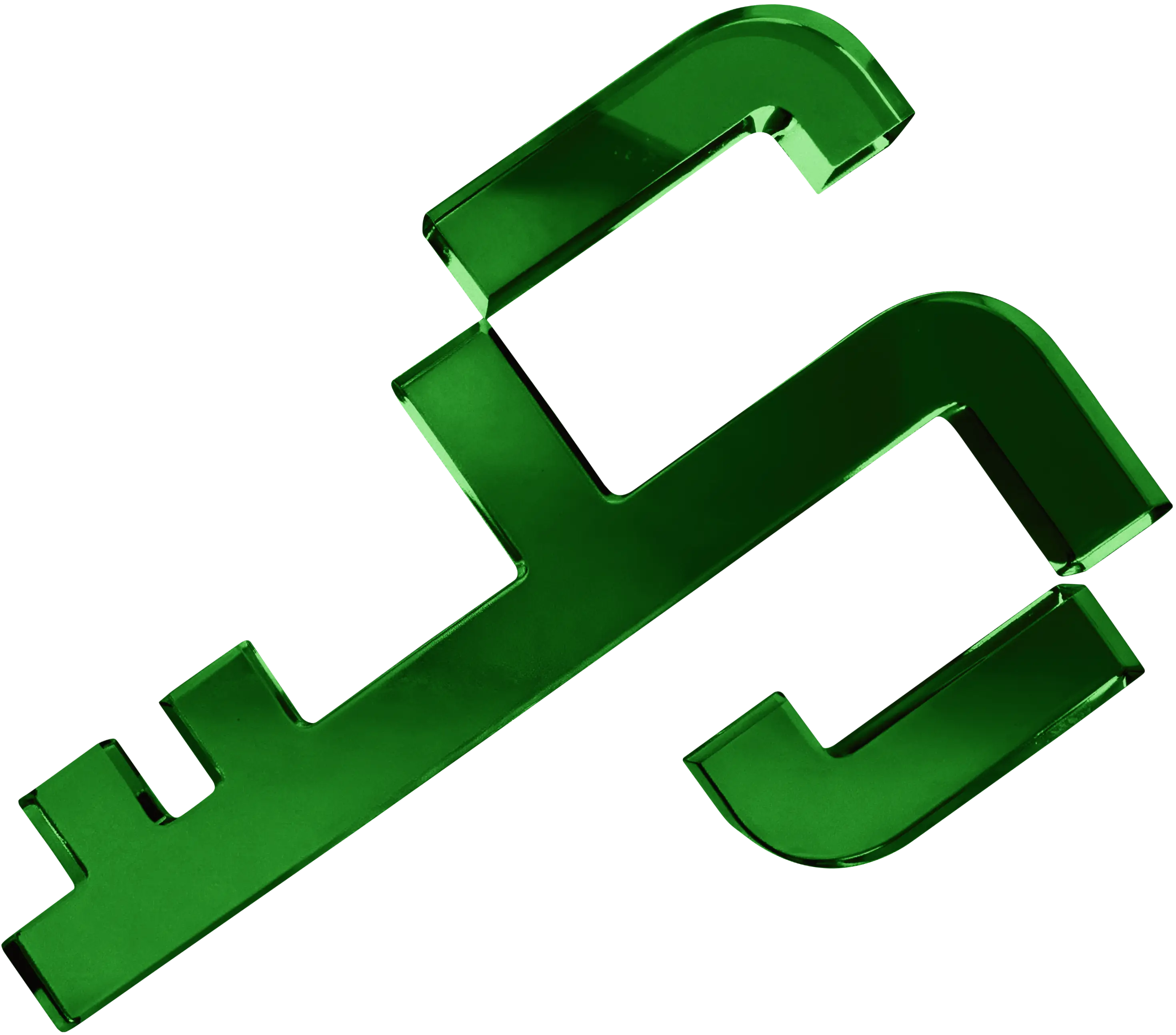 Green 3D Syndicate S key security background graphic