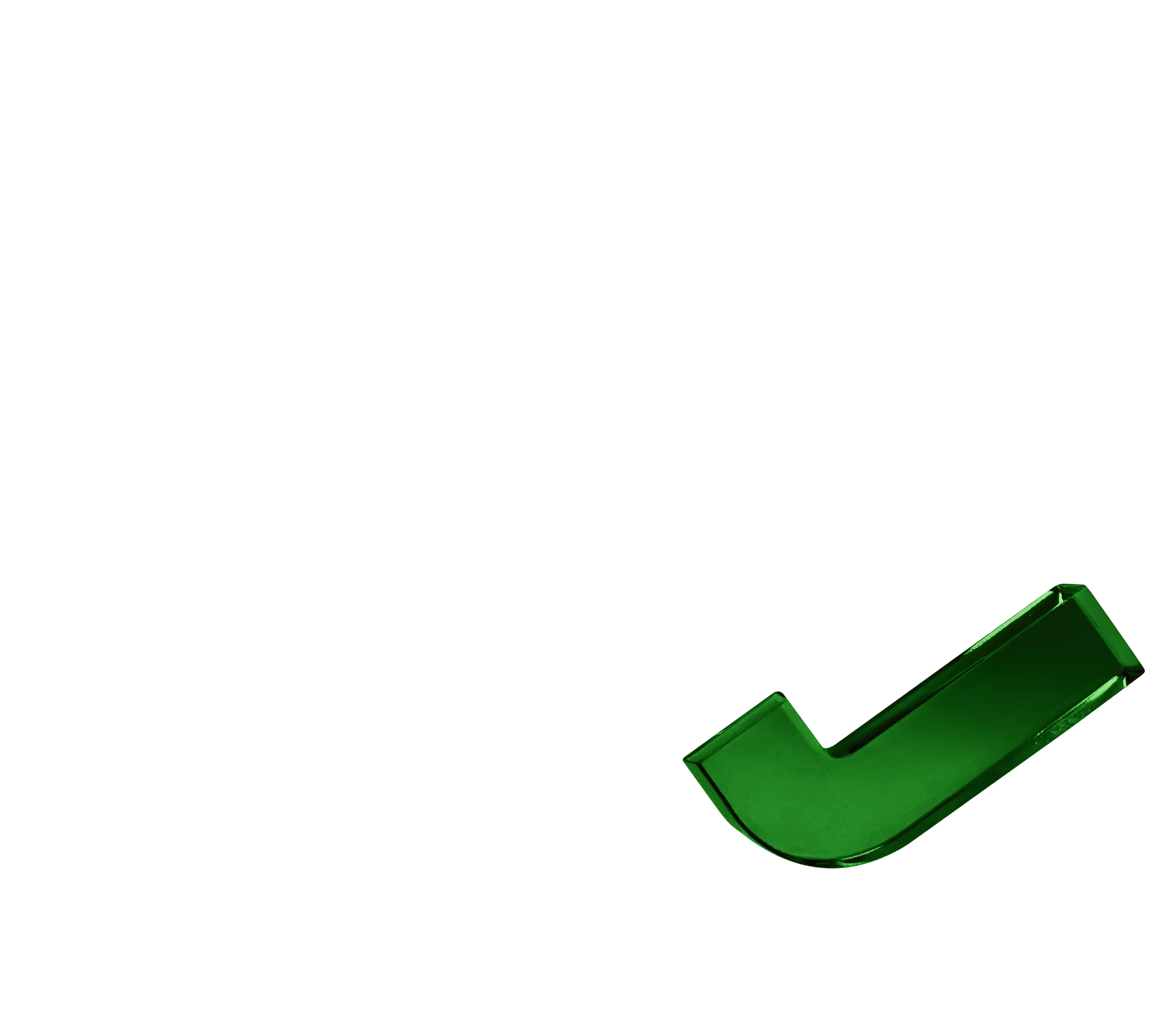 Green 3D Syndicate key fragment foreground graphic